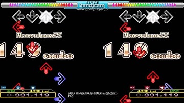 【DDR】SABER WING(AKIRA ISHIHARA Headshot mix) Single Expert MIRROR