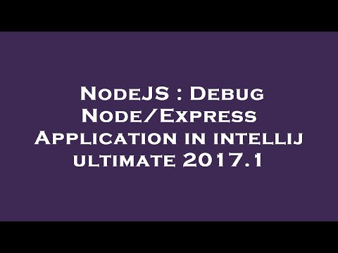 NodeJS : Debug