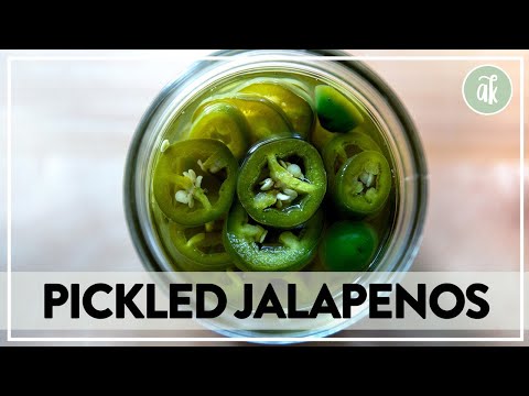 Quick Pickled Red Jalapeño Peppers - The Family Food Kitchen