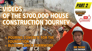 The Journey of Building a $700,000 House – Part 2 | Build Brick Formwork #engineerthong #engineering