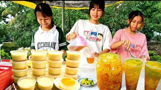 Trà Mãng cầu &Bánh flan Giải Nhiệt Mùa Hè