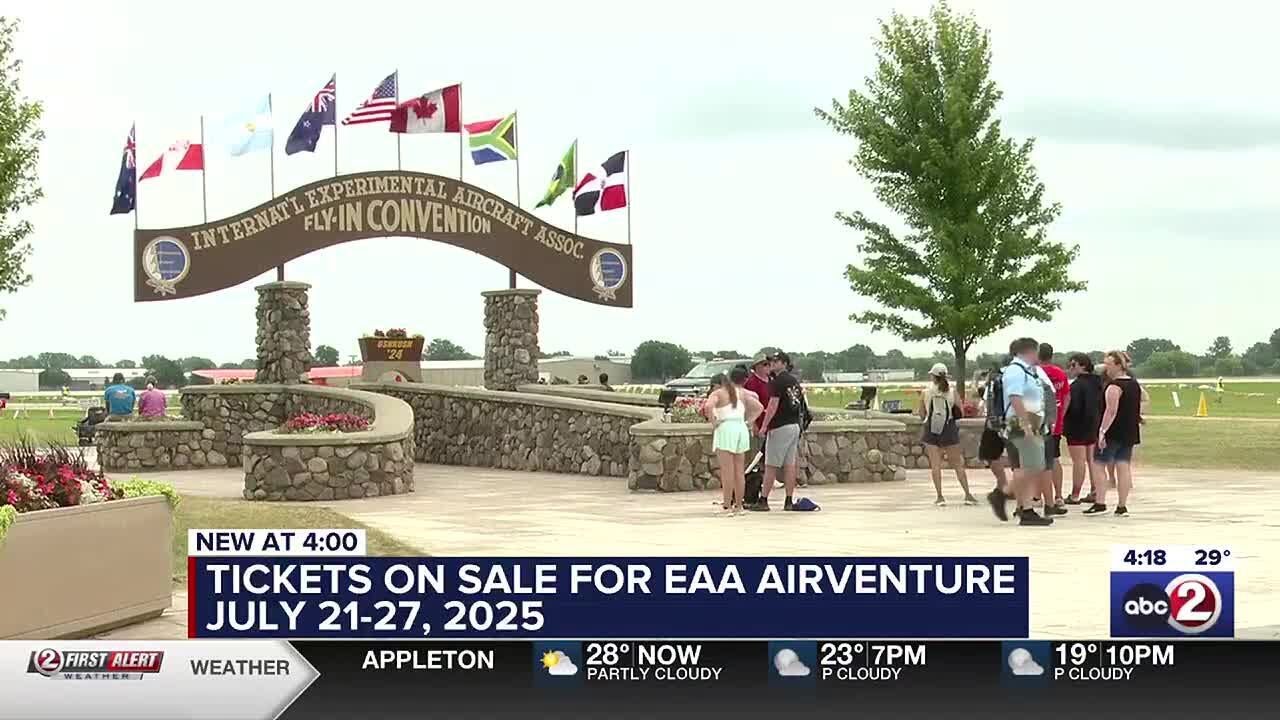 Tickets on sale for EAA AirVenture July 21-27, 2025 - YouTube