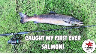 Catching my first ever WILD ATLANTIC IRISH SALMON