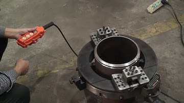 ISD 300 electric split frame pipe beveling machine cold cutting beveler with servo control