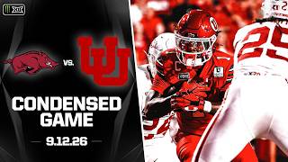 Arkansas vs. #20 Utah Condensed Game | 2026 Monster Energy Big 12 Football screenshot 2