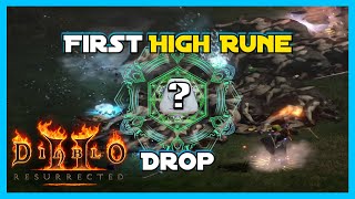 Diablo 2 Resurrected - My first High rune