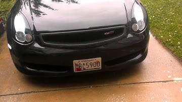 Infintiti G35 Side Marker Mod With LED Strips