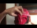 Bandana how to fold and tie as headwear