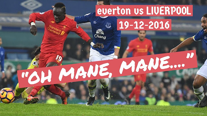 SADIO MANE WINNER AGAINST EVERTON AT GOODISON 2016 | CRAZY FULL TIME SCENES