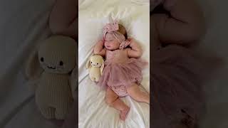 Oh Sweet Darling Willow In Her Trixie Belle Dusty Rose Romper