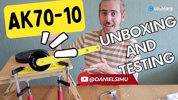 Unboxing and Testing the Powerful CubeMars AK70-10 Actuator