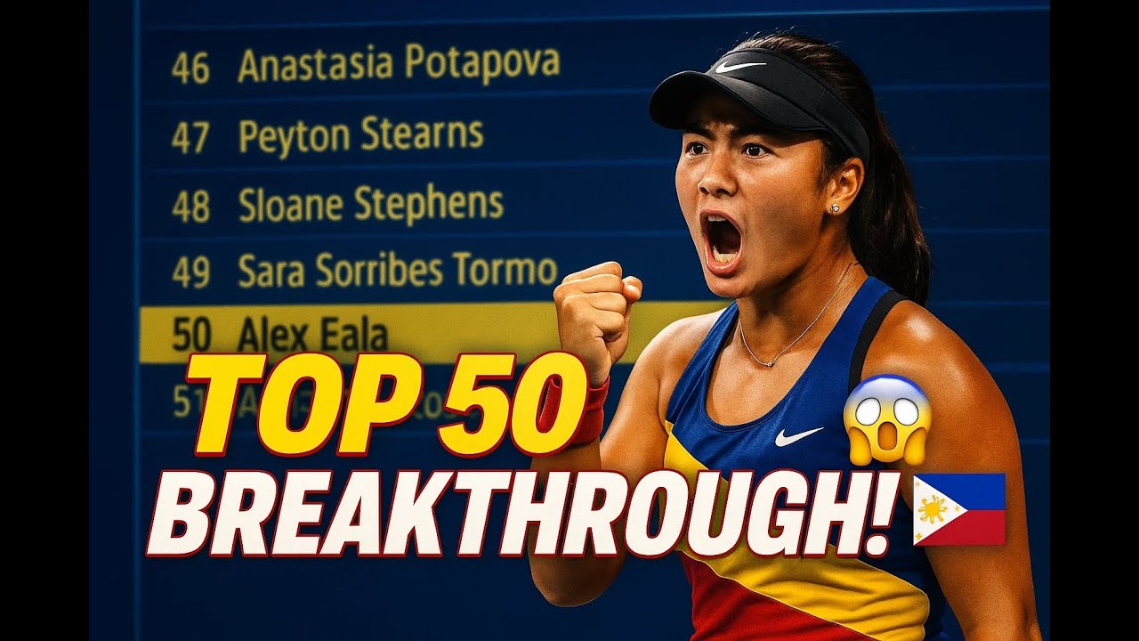 Alex Eala Reaches Career-High WTA Rank 54 | One Step Closer to Historic Top 50 Milestone!