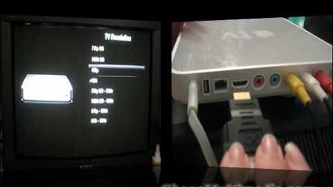 COLOR Hack with composite video output on an Apple TV 3.0.1