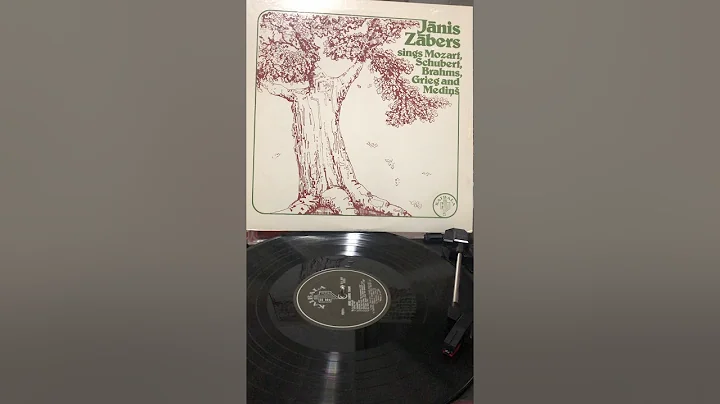 Jnis Zbers sings Serenade de Schubert