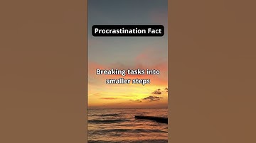 Breaking tasks into smaller steps #shorts