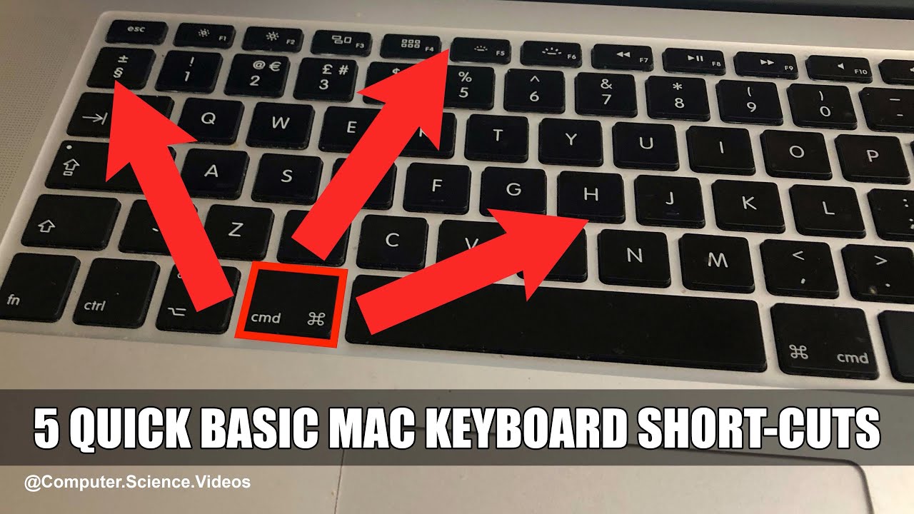 5 QUICK BASIC MAC KEYBOARD SHORTCUTS - Tutorial | New - YouTube