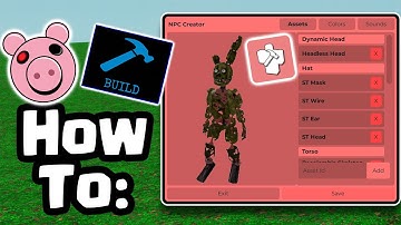 How to Use CUSTOM NPCS in Piggy Build Mode (ALL SECRETS)