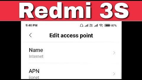 Redmi 3s || How To Setup APN Settings And Increase Internet Speed or Calling Problem Solve