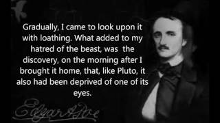 Edgar Allan Poe  The Black Cat with subtitles (Read by Christopher Lee)