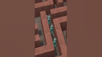 Plankton Aughh Chase me in Big Maze Nextbot Gmod