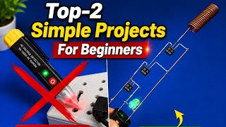 Top two simple electronic projects || Top projects for Beginners | Science projects