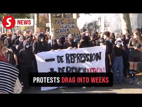 French students continue to take to streets in national day of school protests