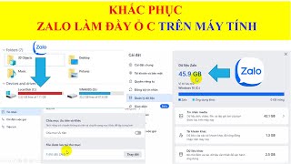 Khắc Phục Zalo Làm Đầy Ổ C Trên Máy Tính Văn Đình Sơn