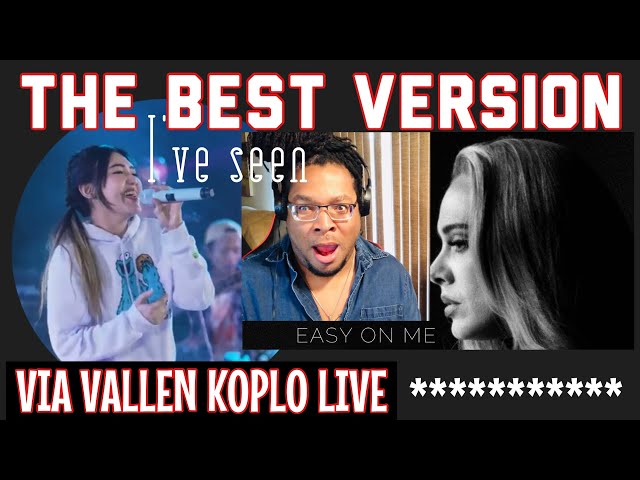 VIA VALLEN- EASY ON ME BY ADELE (COVER) KOPLO LIVE *THE BEST* REACTION class=