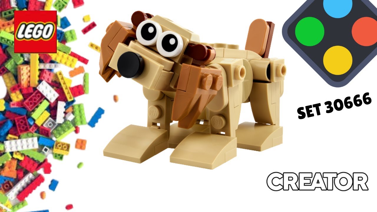 LEGO 30666 Gift Animal Dog – Cute Surprise Mini Build!