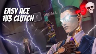 How i ace and glutch a 1v3 situation with 35hp 