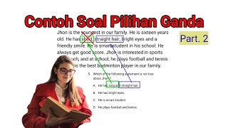 Contoh Soal Pilihan Ganda | Descriptive Text no. 4-6
