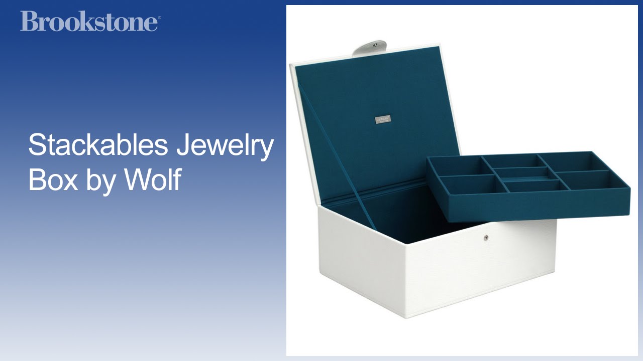 Stackables Jewelry Box by Wolf - YouTube