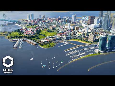 This Waterfront Changed My Entire Downtown! | Cities Skylines 2