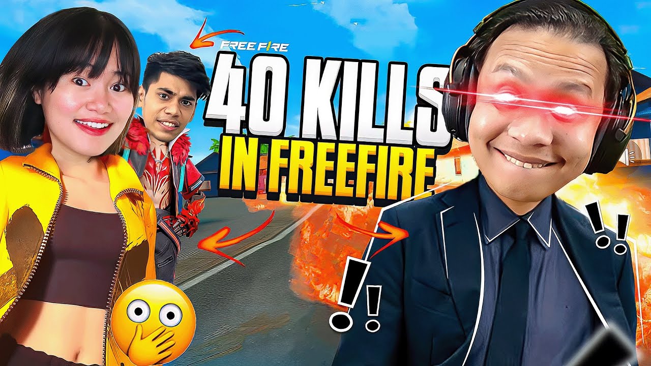 40 убийств наконец-то сделаны ✔️ с Сунитой и UG Аюшем भाई 😱 Сложно, но не невозможно 😎 Free Fire Max