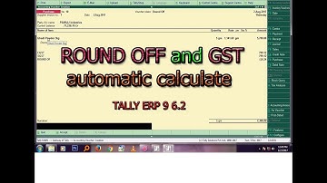 automatic round off in tally gst