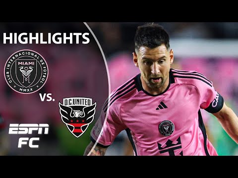 STOPPAGE TIME WINNER 😮 Inter Miami vs. DC United | MLS Highlights | ESPN FC