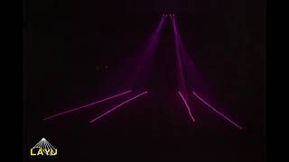 LAYU D900W full color 4 head laser light mobile dj show इतनी सस्ती सारी लाइट्स