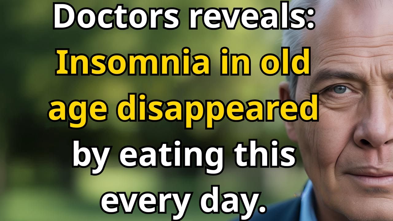 Doctors Reveal 7 Foods That Naturally Eliminate Insomnia in Seniors and Improve Sleep Quality