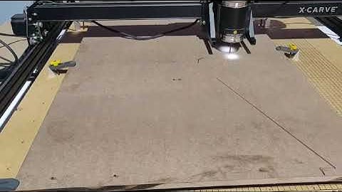 Fab Academy Computer Controlled Machining. CNC Table 1 pass