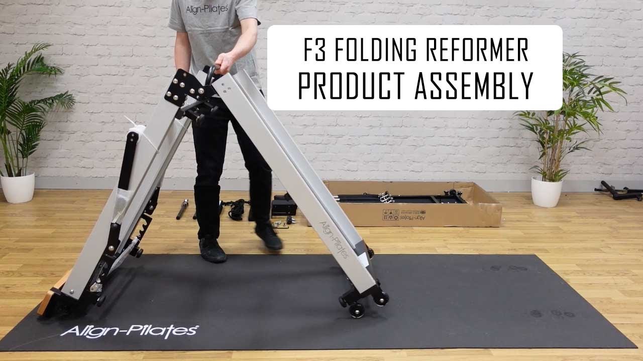 F3 Folding Pilates Reformer, Assembly Video
