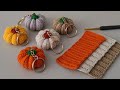 🎃Balkabağı Anahtarlık Nasıl Yapılır? | Crochet Pumpkin Keychain