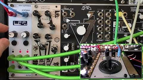 Modulating the Noise Engineering Basimilus Iteritas Alter with the EuroPi CVecorder