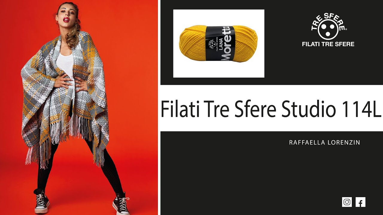 Filati Tre Sfere Studio 114L - Mantella Tartan