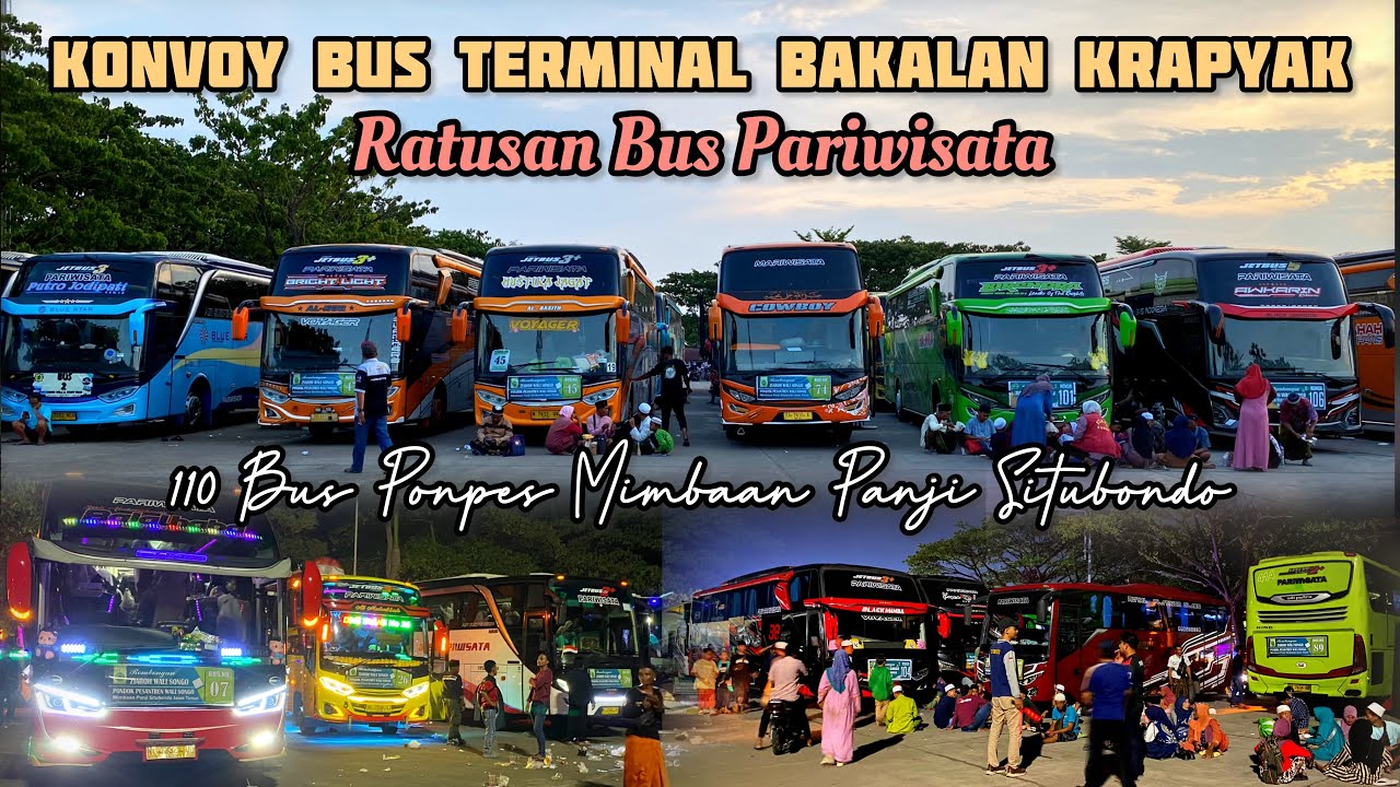 110 Bus Pariwisata Konvoy Menuju Makam Sunan Kudus‼️Full Membasuriii🔥.Jadi Incaran Anak-Anak Mania.