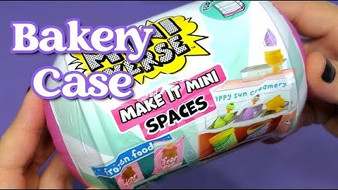 MiniVerse Make It Mini Spaces Bakery Display Case