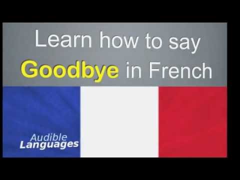 How to say Goodbye in French | Goodbye in French