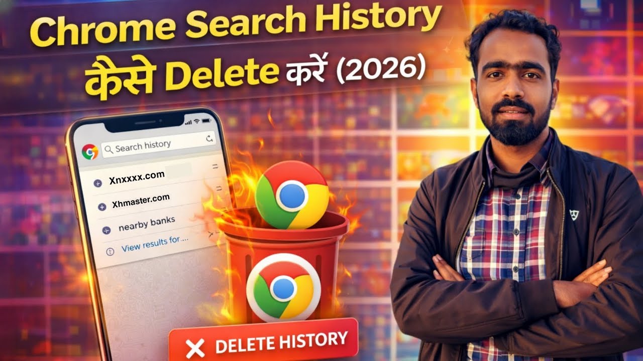 Chrome Search History Kaise Delete Kare (2026) | Clear Google Chrome History | Tech Frack 