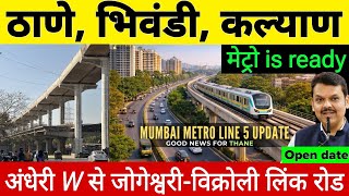 Thane Bhivandi Kalyan Metro Is Ready & Jvlr Double Decker Flyover Ready To Open In June 2026