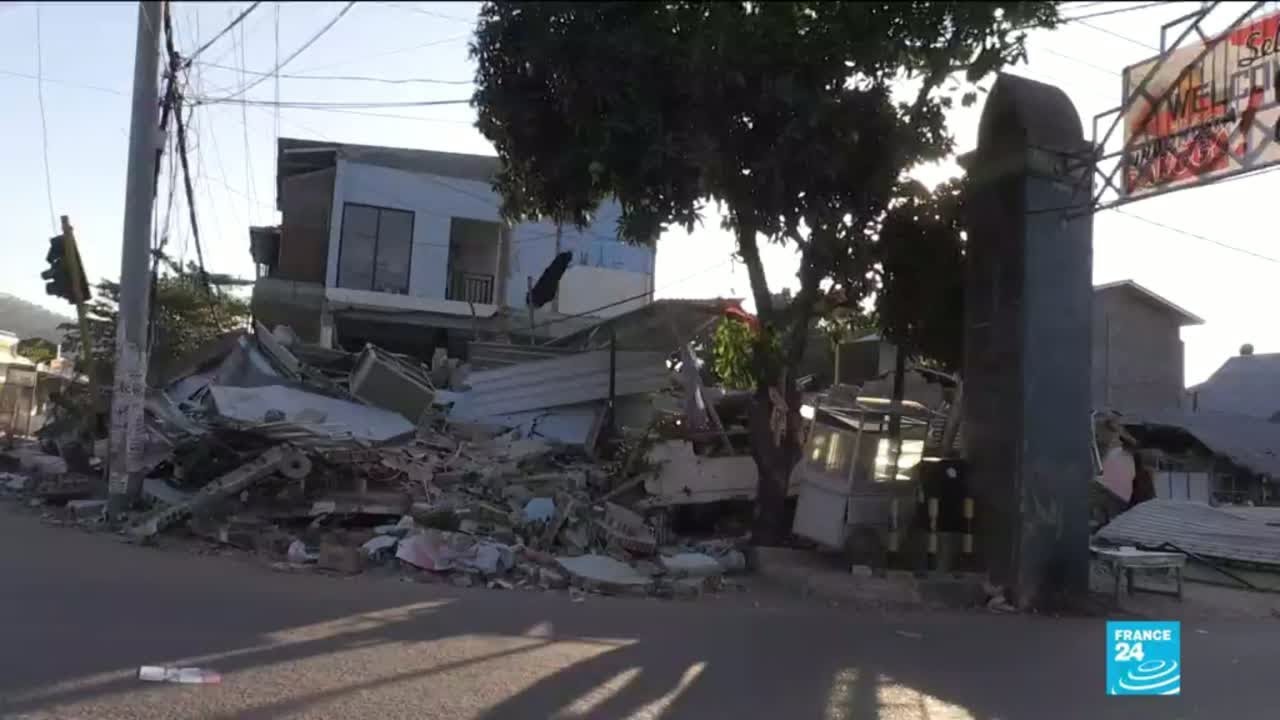 Indonesia earthquake: Luxury hotel becomes makeshift camp after disaster