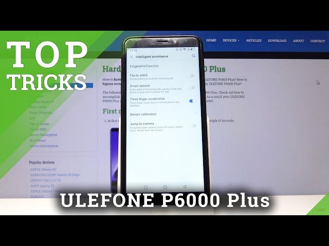 TOP TRICKS ULEFONE P6000 Plus - Super Options / Cool Features